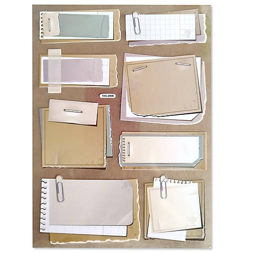 Papier - Samolepky na dekorovanie - 15059087_