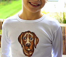 Detské oblečenie - Tričko na želanie psík - 15062025_