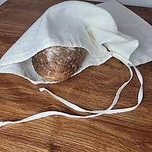 Iné tašky - Vrecko na chlieb Biela - 15062848_