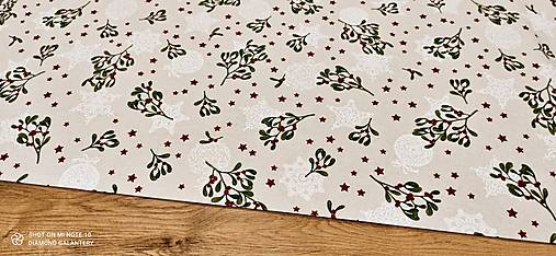 Textil - Bavlnená režná - Imelo - cena za 10 cm - 15065539_