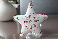 Dekorácie - Vianočná hviezda na zavesenie - 15065561_