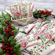 Úžitkový textil - Levanduľové vrecúška V záhrade - 15065752_