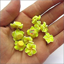 Korálky - (0644) FIMO kvet, 15 mm - 1 ks - 15067421_