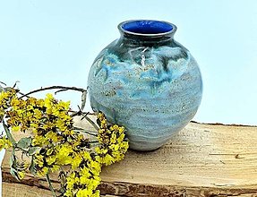 Dekorácie - Váza “snívanie o jari” - 15064053_