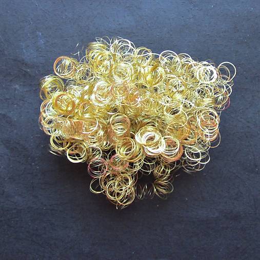 Polotovary - Anjelské vlasy- zlaté - 15067456_