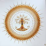 Obrazy - Mandala STROM ŽIVOTA (gold) 40 x 40 - 15064959_