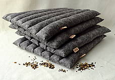 Úžitkový textil - FILKI sedák plnený šupkami - 15066737_