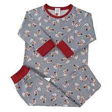 Detské oblečenie - pyžamo šedé kosmonaut - 15063258_