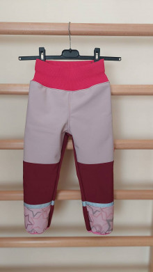 Detské oblečenie - softshellové nohavice 92-140 - 15071774_