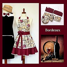 Úžitkový textil - Darčekový set pre pár ♥ BORDEAUX - 15068114_