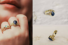 Prstene - Zlatý prsteň - Bokeh Gold (na mieru) - 15069081_
