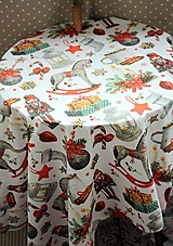 Úžitkový textil - Vianoce. Vianočný obrus "Cínový vojačik" - 15069936_