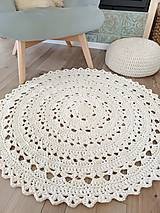 Úžitkový textil - Veľký okrúhly koberec - 15068941_
