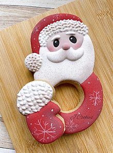 Príbory, varešky, pomôcky - Vykrajovačka - Vianočné držiaky na obrúsky #1763 (#1758 Obrúsek Santa, s naznačením) - 15069720_