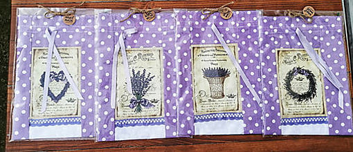 Úžitkový textil - Bavlněné sáčky s vintage panelem - 15071419_