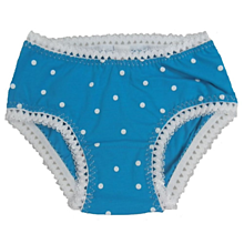 Detské oblečenie - dívčí kalhotky modrý puntík - 15069591_