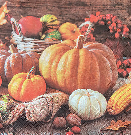 Papier - Servítka "Tekvica" - 15072248_