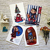 Papiernictvo - Čudné Vianočné pohľadnice - 15073386_
