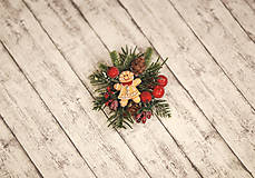 Brošne - Vianočná brošňa - 15074301_