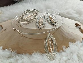 Sady šperkov - Súprava s perličkami - 15073389_