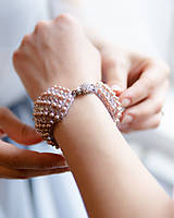 Sady šperkov - Perlovo - krištálikový klasický set (chirurgická oceľ) - 15074107_
