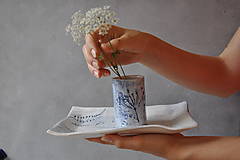 Dekorácie - Váza, hrnček, pohár na zubnú kefku - 15074323_