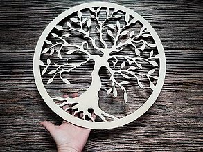 Dekorácie - drevený "Strom života" - 15074350_