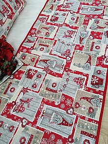 Úžitkový textil - Štóla  (Vianočná štóla 45 x 142 cm) - 15077909_