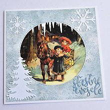 Papiernictvo - Vianočná pohľadnica - 15080574_