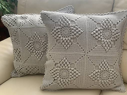 Úžitkový textil - Obliečka na vankúš - bledošedá II.  - 15082262_