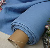 Textil - odstín STELL MEDIUM blue ..100% len metráž - 15081750_
