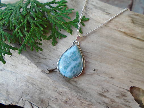 Strieborný Prívesok Ag925 Larimar