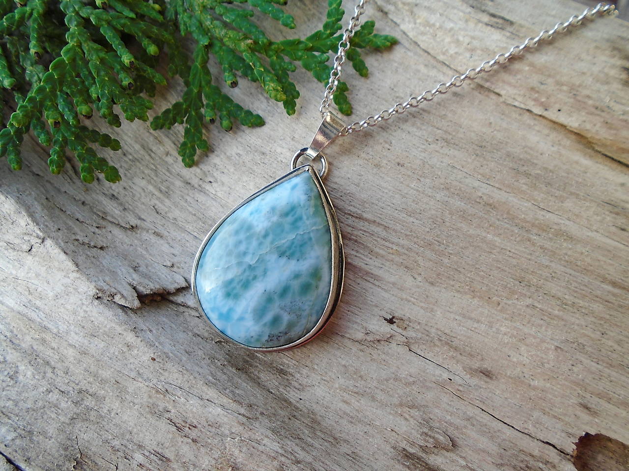 Strieborný Prívesok Ag925 Larimar