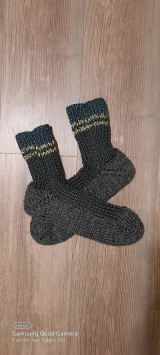Ponožky, pančuchy, obuv - ponožky rôzne veľkosti od 43 - 48 (46-47 zelené) - 15084598_