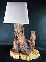 Svietidlá - Drevená lampa - 15083126_