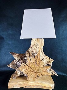 Svietidlá - Drevená lampa - 15083151_