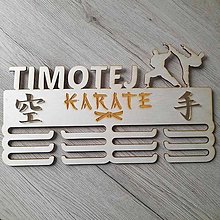 Nábytok - Vešiak na medaily Karate - 15085790_