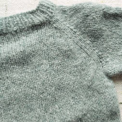 Detský svetrík, pulóvrik, alpaka+ merino