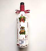 Nádoby - Víno v dekorovanej flaši, motív Všetko najlepšie - 15086836_