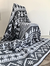 Obojstranná deka 210x170 cm z Alize Puffy More - vianočný motív 