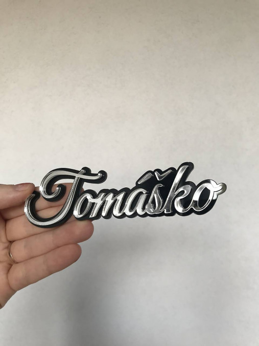 Dekorácie - Zápich na tortu s menom - 10 - 15087269_