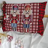 Úžitkový textil - Vianočný luskáčik - návliečka na vankúš /60cmx44cm/ - 15092748_