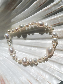 Náramky - Isabela - náramok zo sladkovodných perál - 15090048_
