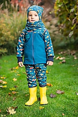 Detské oblečenie - prechodná softshell bunda stavba užšia - 15099321_