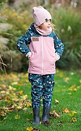 Detské oblečenie - prechodná softshell bunda kolibrík užšia - 15099368_