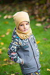 Detské oblečenie - prechodná softshell bunda autá užšia - 15099384_