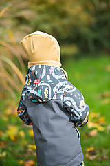 Detské oblečenie - prechodná softshell bunda autá užšia - 15099385_