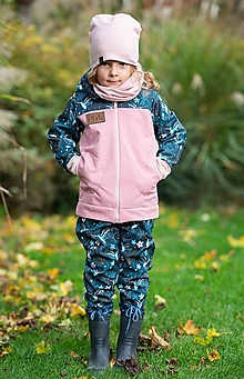 Detské oblečenie - softshell nohavice kolibrík klasický strih - 15099141_