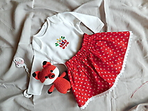 Detské oblečenie - Detské body s ručnou výšivkou - 15094664_