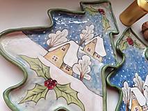Nádoby - keramika misa ..vianocny motiv, stromcek - 15096603_